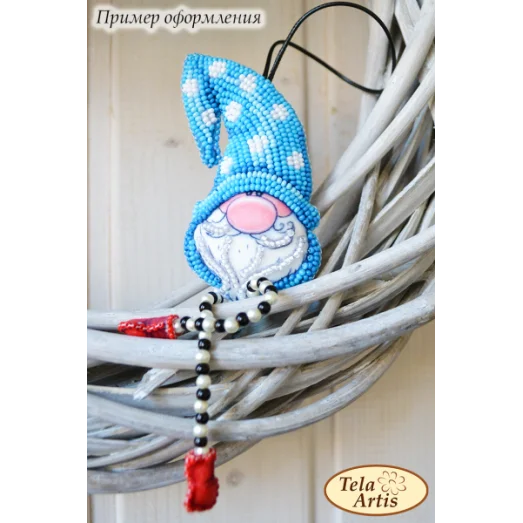 ВЛ-013 Гном Ворчун. Заготовка для вышивки украшения Тела Артис