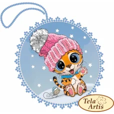 ВЛ-040 Тигренок в шапочке. Заготовка для вышивки игрушки. Тела Артис