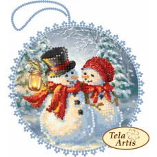 ВЛ-105 Снежная семья. Заготовка для вышивки игрушки. Тела Артис
