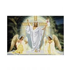 А4-И-402 Воскресение Христово (частичная). Схема для вышивки бисером ТМ Acorns