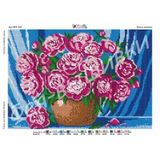ВП-156 Букет пионов. Схема для вышивки бисером. ТМ Фея Вышивки 