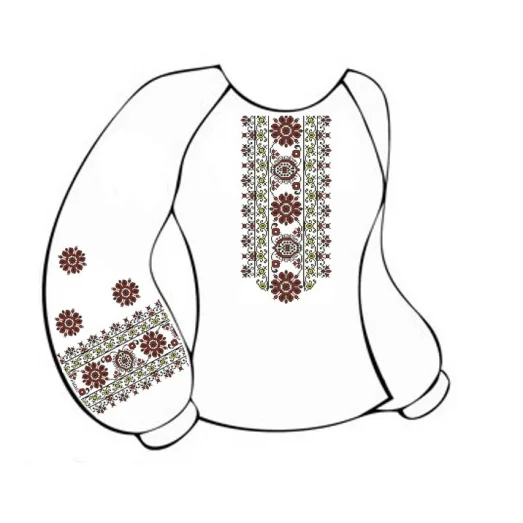 ВЖД-009 Женская домотканая сорочка, белая. Берегиня