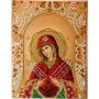 АС4-008 Семистрельная Пресвятая Богородица. Схема для вышивки бисером А-Строчка