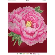 ЧВ-5308 Пион. Схема для вышивки бисером. Бисерок 