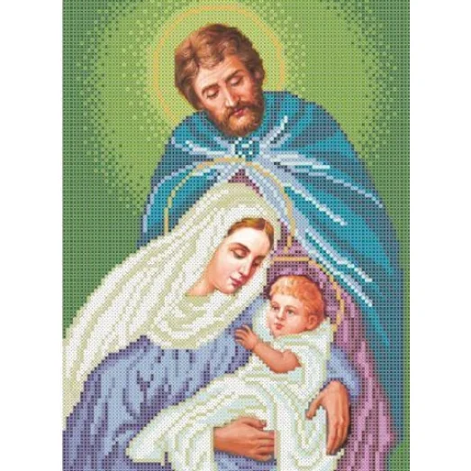 КРМ-19 Святая семья. Схема для вышивки бисером ТМ Княгиня Ольга