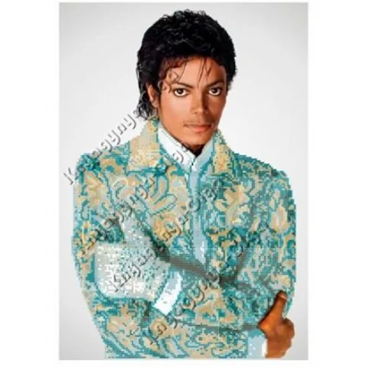 СКВ-061 Майкл Джексон. Схема для вышивки бисером. Княгиня Ольга