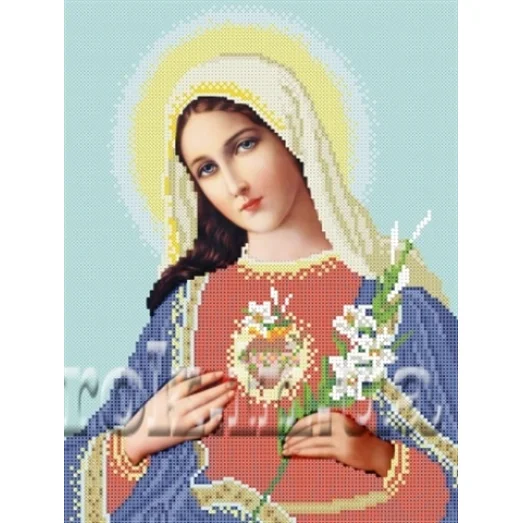 КРМ-08 Матерь Божия. Схема для вышивки бисером ТМ Княгиня Ольга