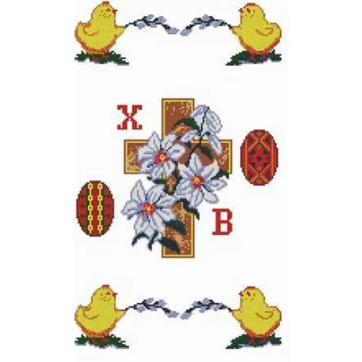 ХВВ-006 Пасхальный рушник для вышивки. ТМ Княгиня Ольга