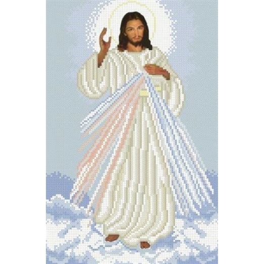 КРМ-21 Иисус, уповаю на тебя. Схема для вышивки бисером ТМ Княгиня Ольга