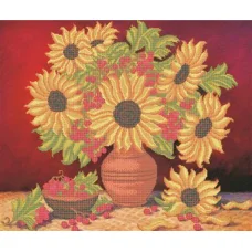 ВКД-33 Подсолнухи. Схема для вышивки бисером. Княгиня Ольга