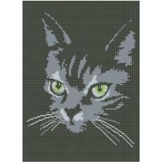 СКМ-056 Черная кошка. Схема для вышивки бисером. Княгиня Ольга