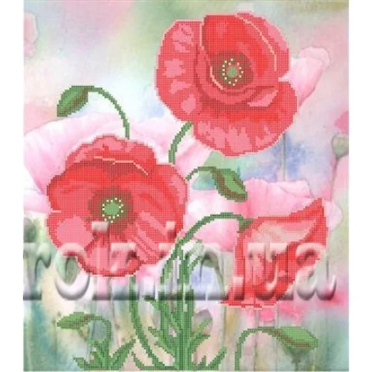 СКВ-087 Розовый сонет. Схема для вышивки бисером. Княгиня Ольга