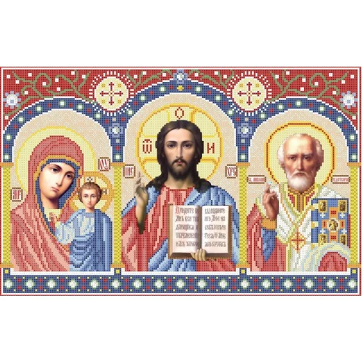 КРВ-34 Иконостас. Схема для вышивки бисером ТМ Княгиня Ольга