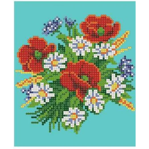 СД-048 Полевой букетик. Схема для вышивки бисером. Княгиня Ольга