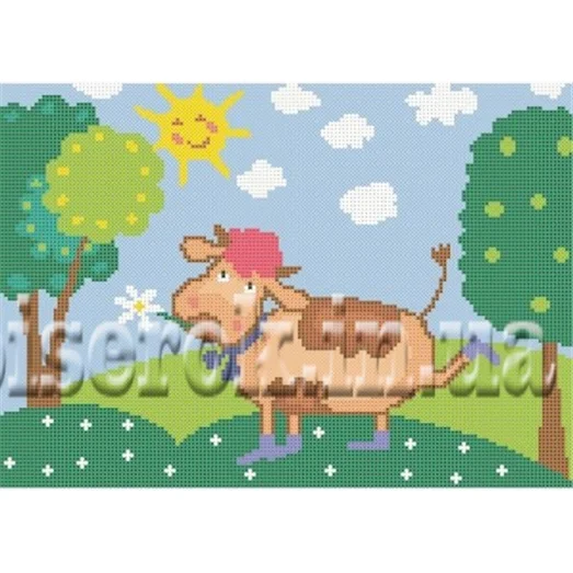 СКМ-079 На прогулке. Схема для вышивки бисером. Княгиня Ольга