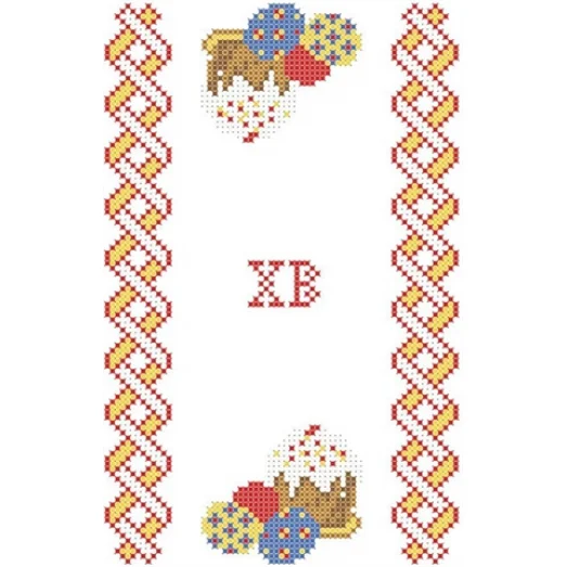 ХВД-03 Пасхальный рушник для вышивки. ТМ Княгиня Ольга