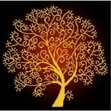 СКВ-136 Дерево достатка. Схема для вышивки бисером. Княгиня Ольга