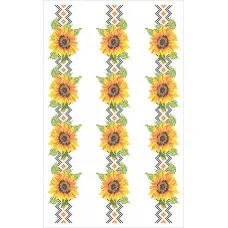 ФВЛ-059 Узор солнечный. Схема на водорастворимом флизелине. ТМ Княгиня Ольга