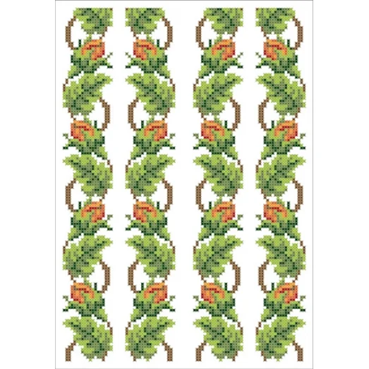 ФВС-077 Узор. Водорастворимый флизилин для вышивки. ТМ Княгиня Ольга