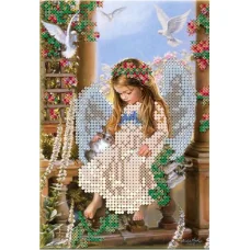 СД-231 Девочка ангел. Схема для вышивки бисером. Княгиня Ольга