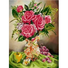 СКВ-138 Букет роз. Схема для вышивки бисером. Княгиня Ольга