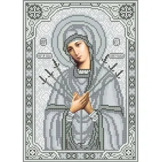КРМ-38 Богородица Семистрельная. Схема для вышивки бисером ТМ Княгиня Ольга