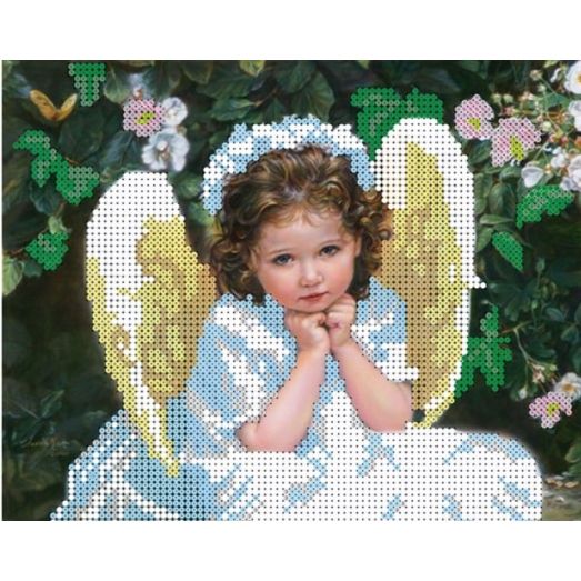 СД-227 Девочка-ангелочек. Схема для вышивки бисером. Княгиня Ольга