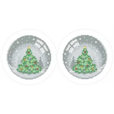 СКМ-136 Новогодняя игрушка. Схема для вышивки бисером. Княгиня Ольга