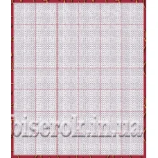 ФВЛ-052 Сетка для вышивки №10(синяя). Схема на водорастворимом флизелине. ТМ Княгиня Ольга