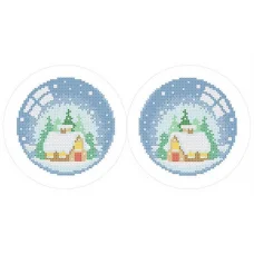 СКМ-137 Новогодняя игрушка. Схема для вышивки бисером. Княгиня Ольга