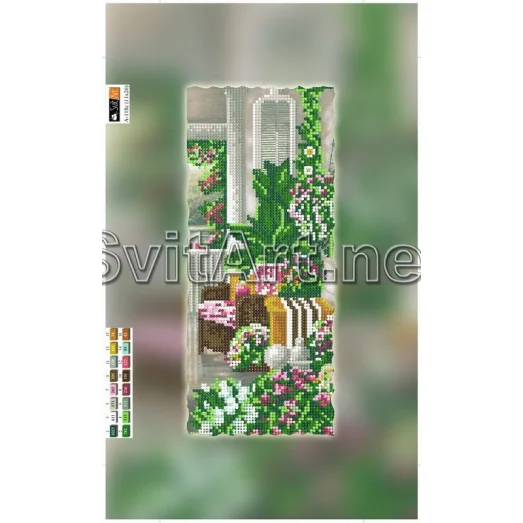 А-118c(15*30) ХОЛСТ. Сад. Схема для вышивки бисером СвитАрт