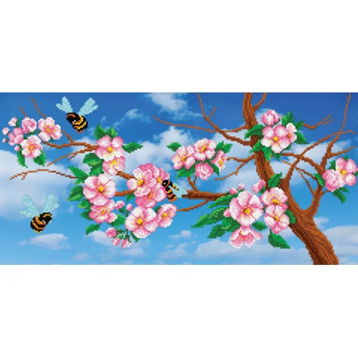 БИС-2215 Яблоневый цвет. Схема для вышивки бисером Арт Лар