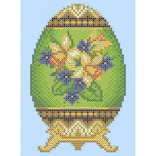 ФЧК-5044 Яйцо Фаберже (Весенний луг). Схема для вышивки бисером Феникс