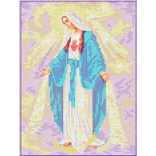 КБИ-4031 Св. Дева Мария Непорочного Зачатия. Схема для вышивки бисером. Каролинка ТМ