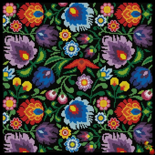 ФПК-3289 Заготовка для подушки Цветы из волшебных снов. Схема для вышивки бисером Феникс