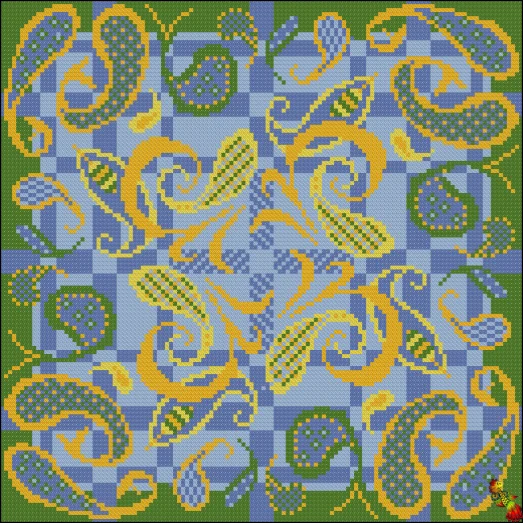 ФПК-3292 Золотые рыбки. Заготовка под подушку Феникс