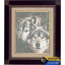 ФР-ЖБп3-003 Волки. Схема для вышивки бисером ТМ Фурор Рукоделия