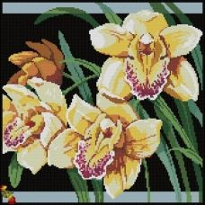 ФПК-3125 Желтая орхидея. Схема для вышивки бисером Феникс