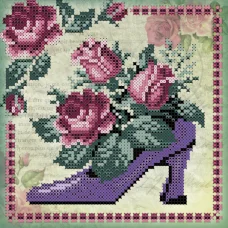 ФЧК-5079 Женский каприз розовый. Схема для вышивки бисером Феникс