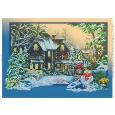 ЧВ-8001 Зимняя соната. Схема для вышивки бисером. Бисерок