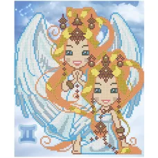 ФЧК-4102 Греческая мифология: близнецы. Схема для вышивки бисером Феникс